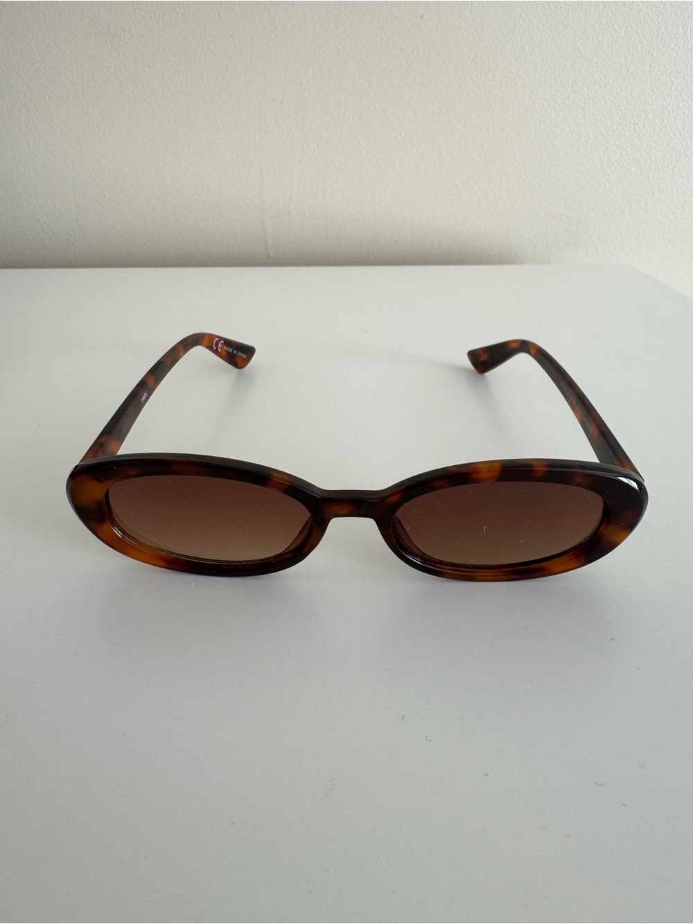 Glassons Tortoiseshell Oval Sunglasses - Brown - Picture 6 of 10